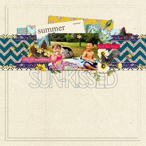 Summer sun-kissed