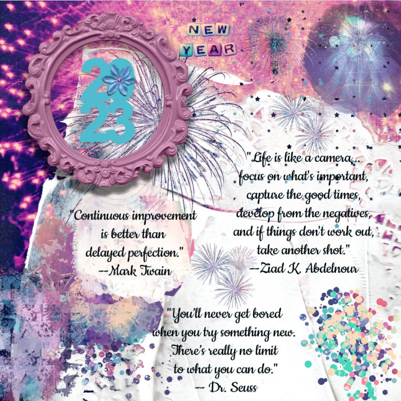01_02 New Year Art Journaling