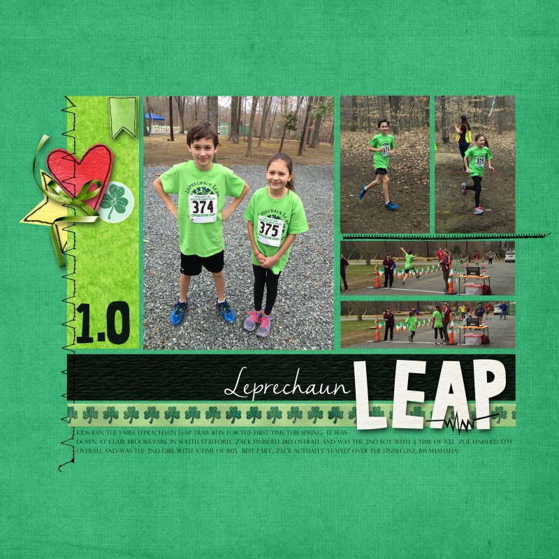 03.12.2016 Leprechaun Leap 1 Mile Trail Run