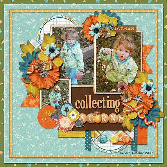 09.10 Collecting Acorns - Kendra