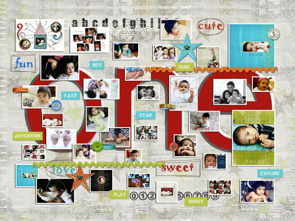 1 year collage