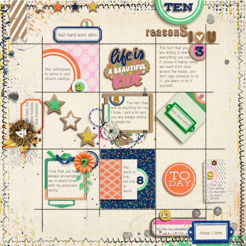 10-reasons October 2018 Style Challenge