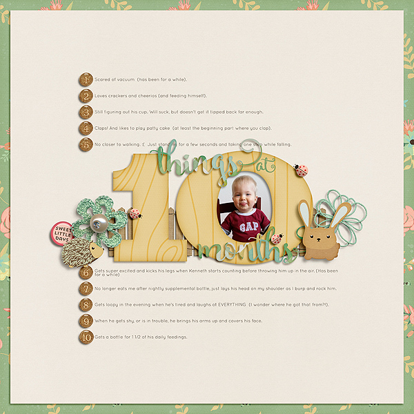 10 Things at 10 Months
