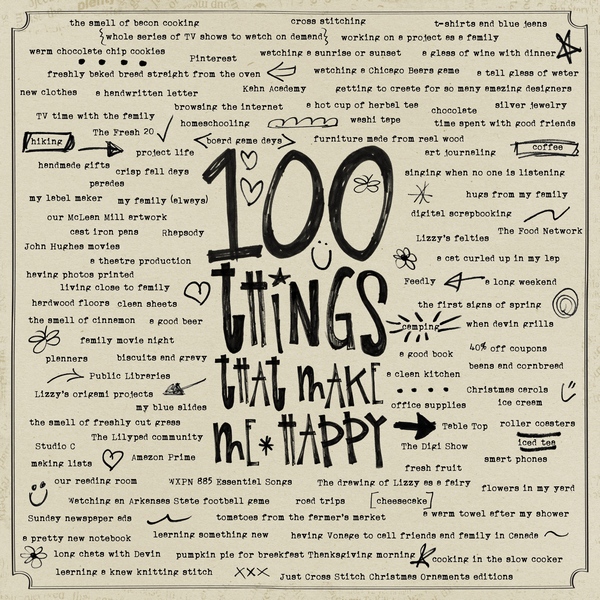 100 Things That Make Me Happy The Lilypad