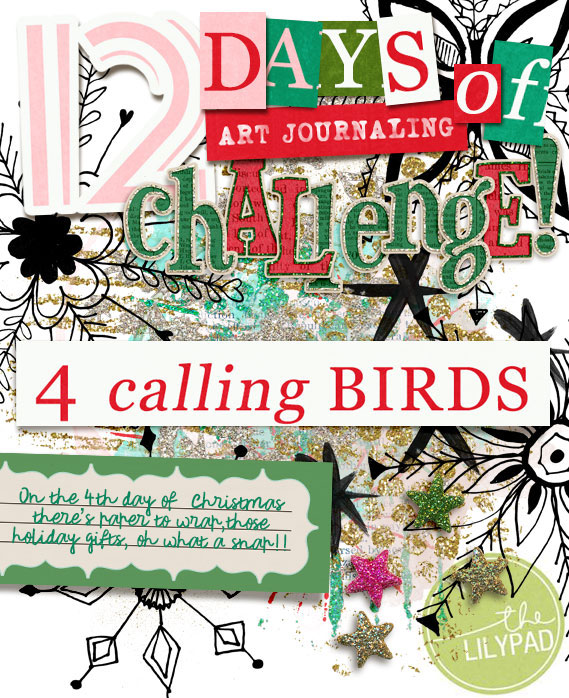 12 Days of Art Journaling - DAY FOUR