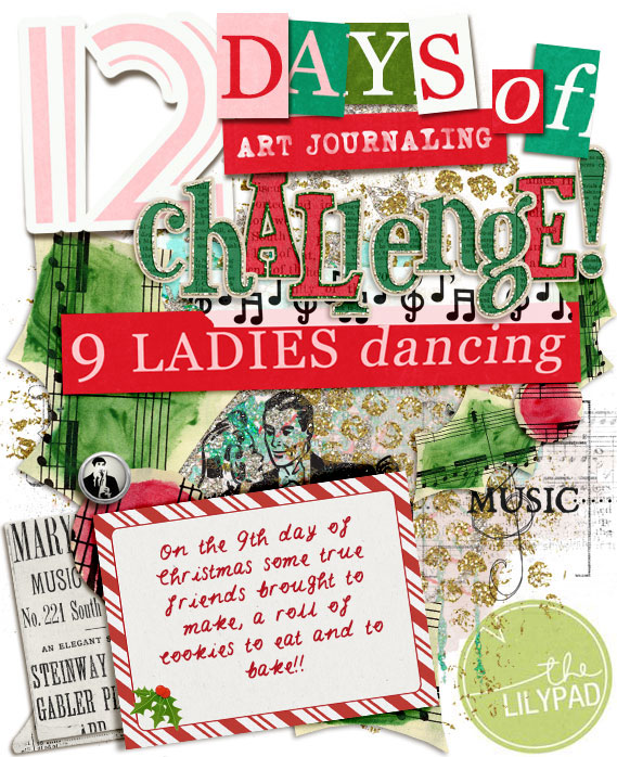 12 Days of Art Journaling - DAY NINE