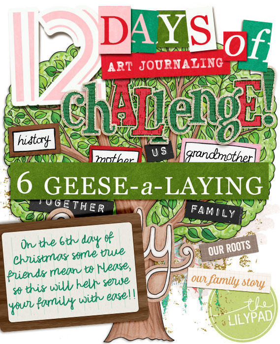 12 Days of Art Journaling - DAY SIX