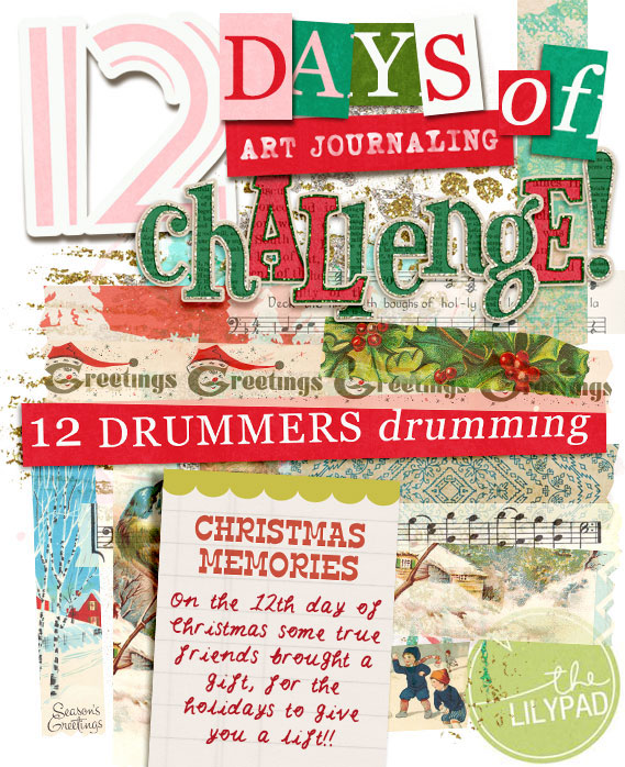 12 Days of Art Journaling - DAY TWELVE