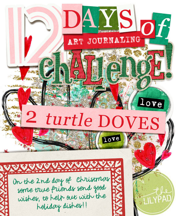 12 Days of Art Journaling - DAY TWO