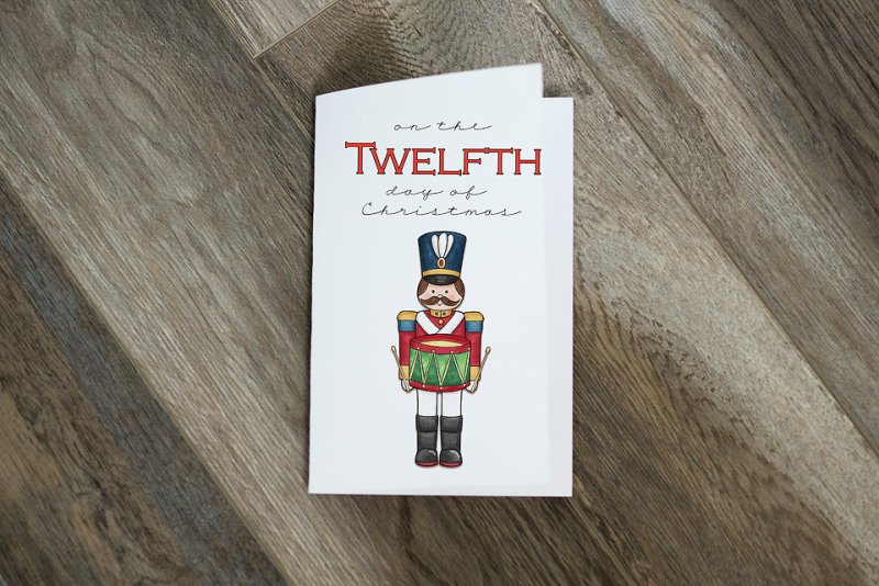 12 Days of Christmas Card