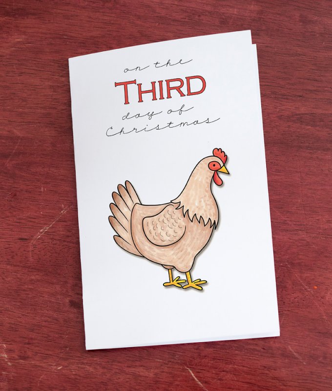 12 Days of Christmas Cards