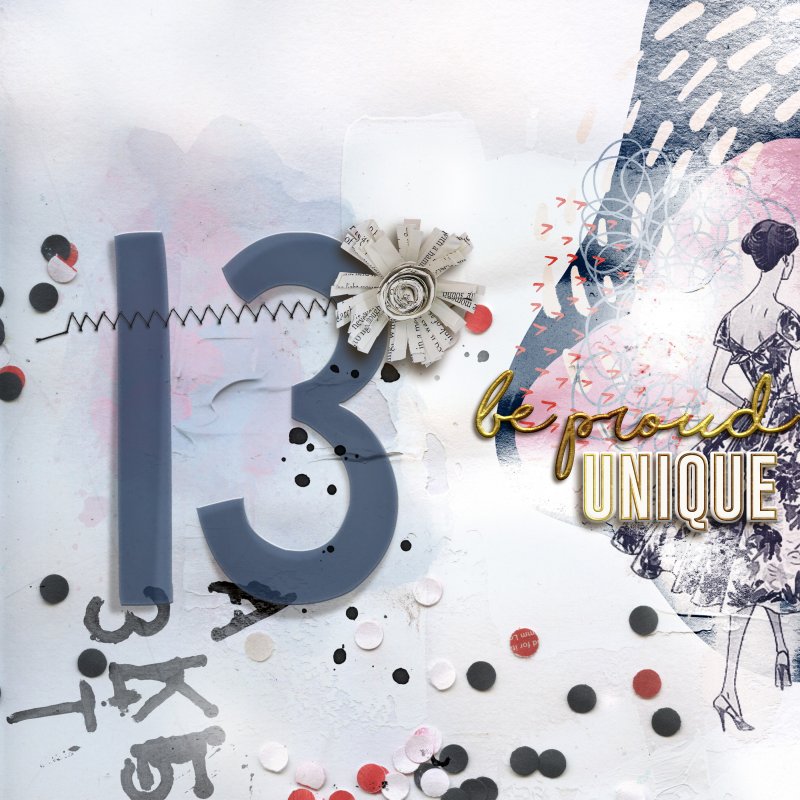 13 - Week #1 JUNE art journaling Monthly Muse