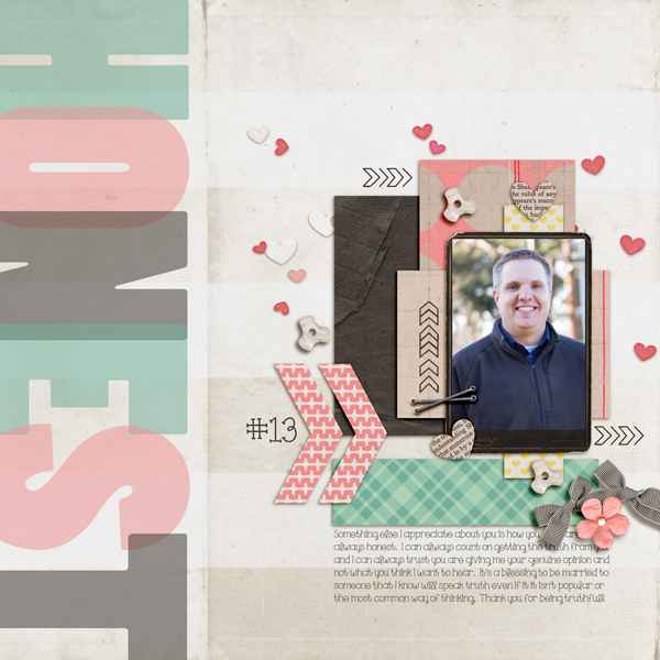 14 Days of Praise - Day 13/Feb Scraplift Challenge