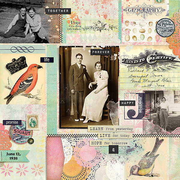 1938 Happy Life Rollie And Grace