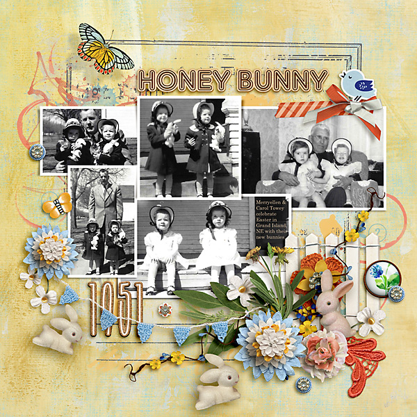1951 Honey Bunny Easter