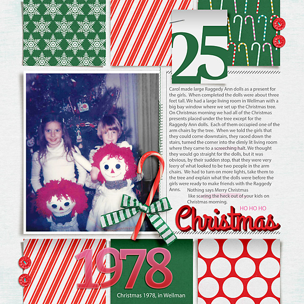 1978 Christmas 1978 With The Raggedy Ann Dolls