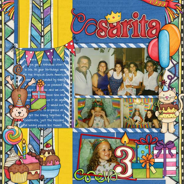 1999: Sarita is 3