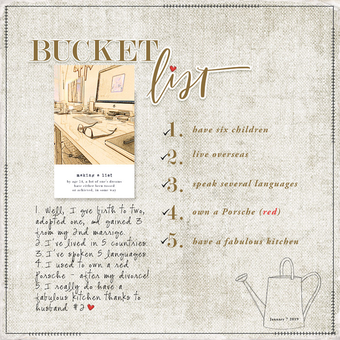 19MOC-7 Bucket List