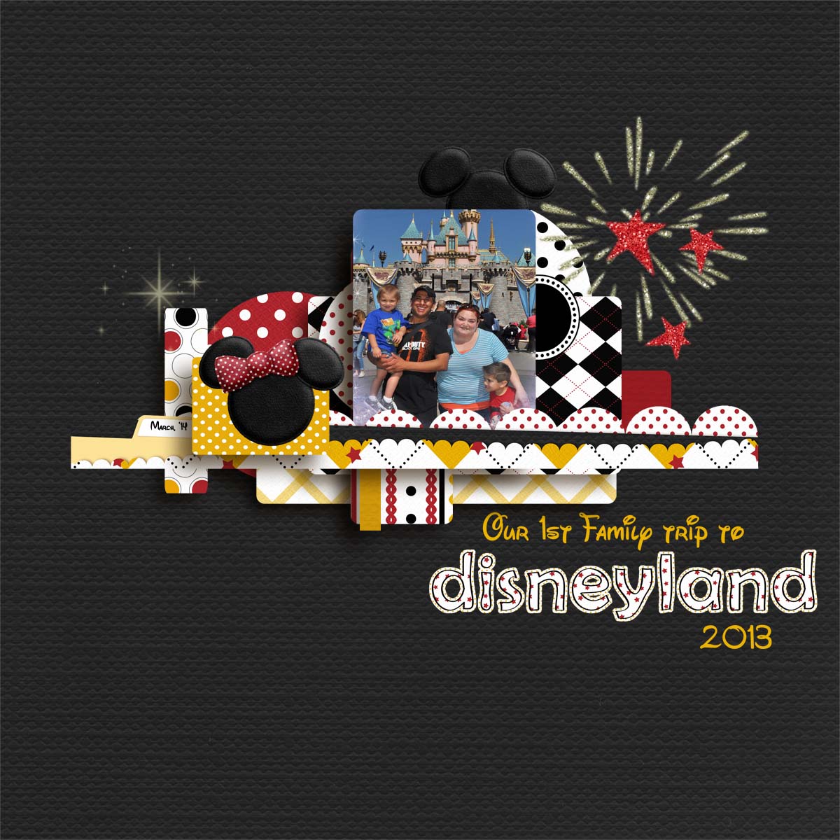1st Family trip to Disneyland