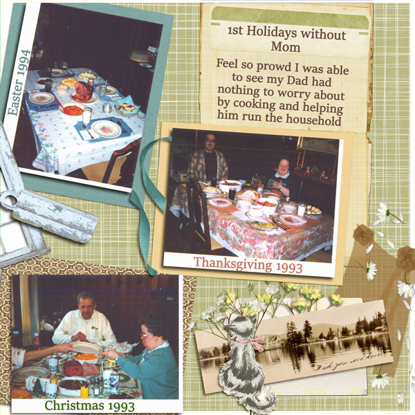 1st holidy withou Mom