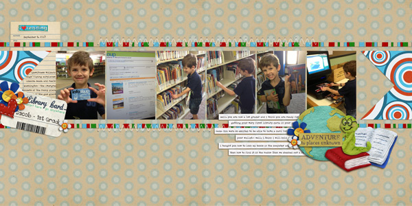 1st library card