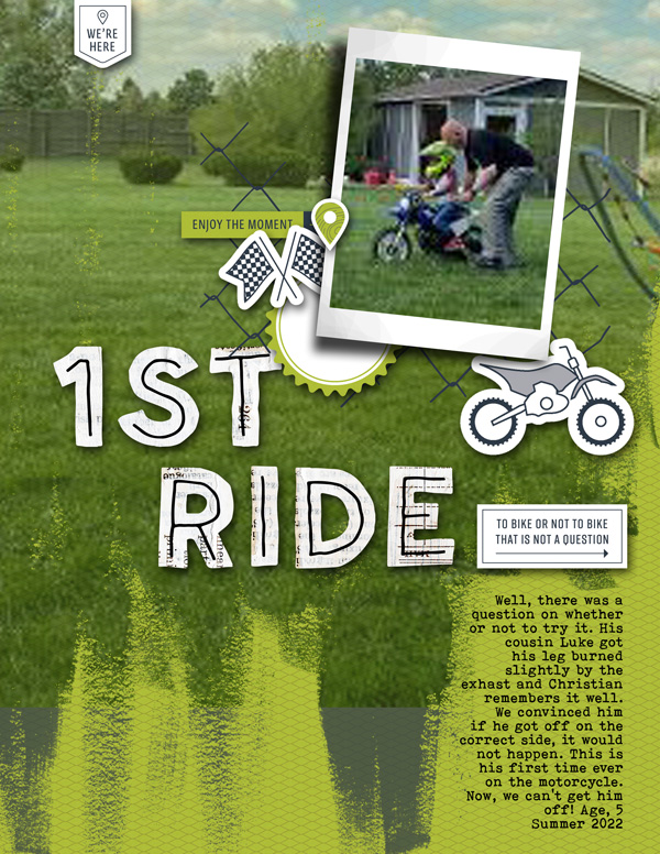1st Ride!
