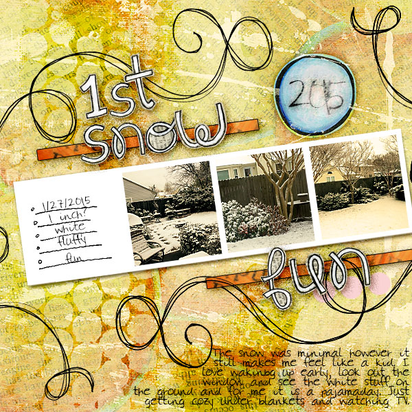 1st Snow (MOC 27 Sketch)
