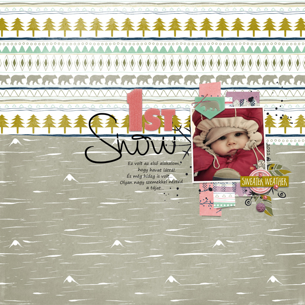 1st snow