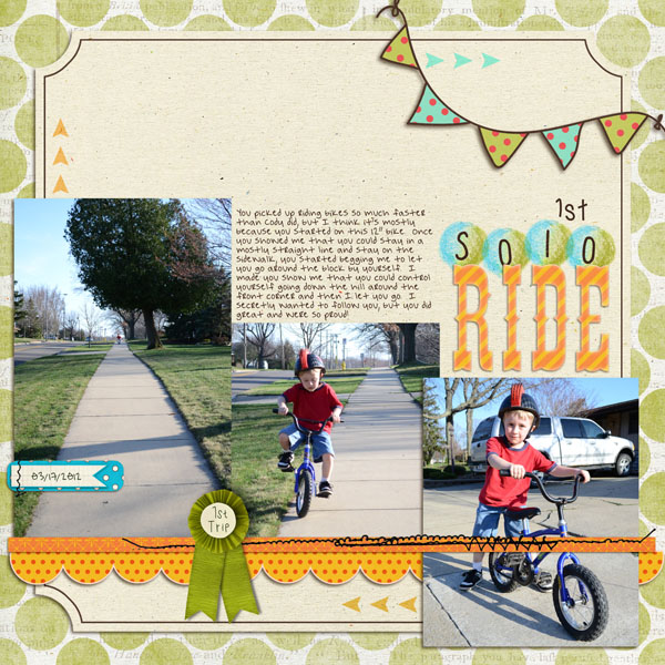 1st Solo Ride