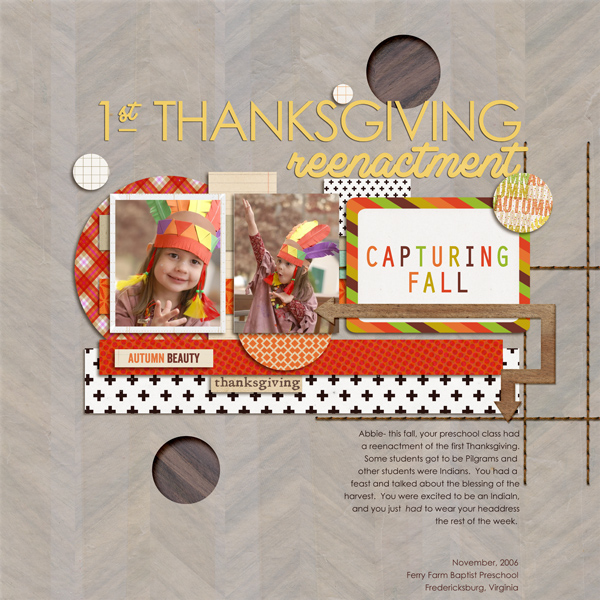 1st thanksgiving reenactment