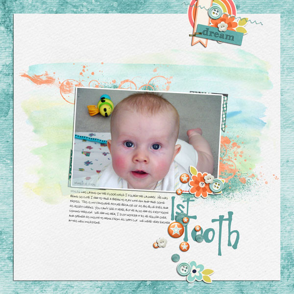 1st tooth