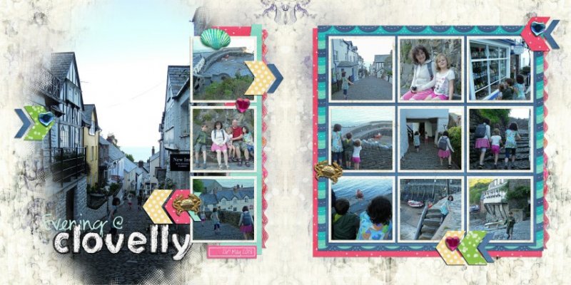 2 Pager - Evening at Clovelly