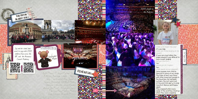 2 pager - Singing at the Royal Albert Hall