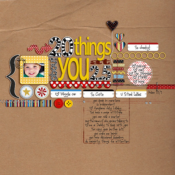 20 Things About You At 2.5