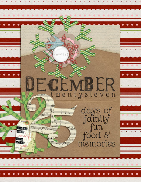 2011 Holiday Memories Title Page