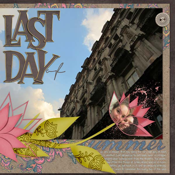 2013: Last Day of Summer [Prince of Wales Theatre]
