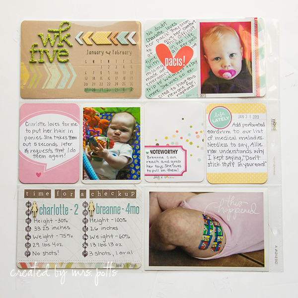 2013 Project Life Week 5 - left