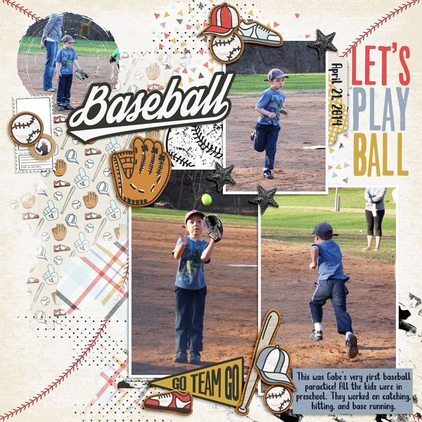 2014-04-21 Gabe Plays Baseball
