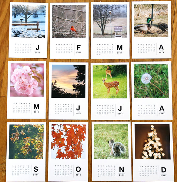 2014 desk calendar