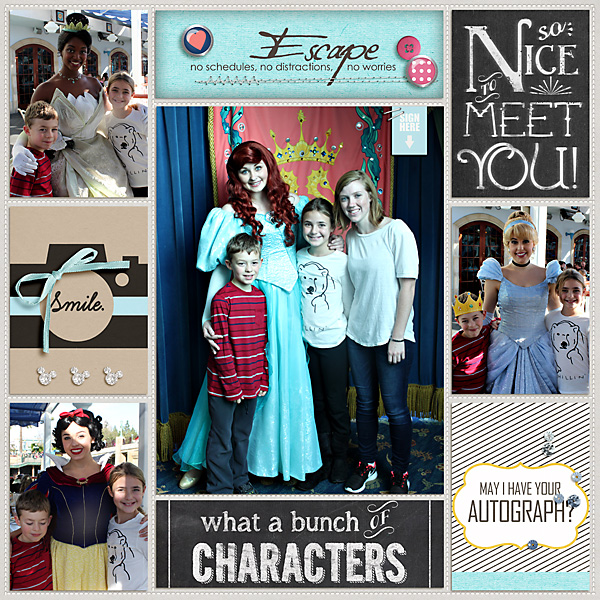 2014 Disney What A Bunch Of Characters