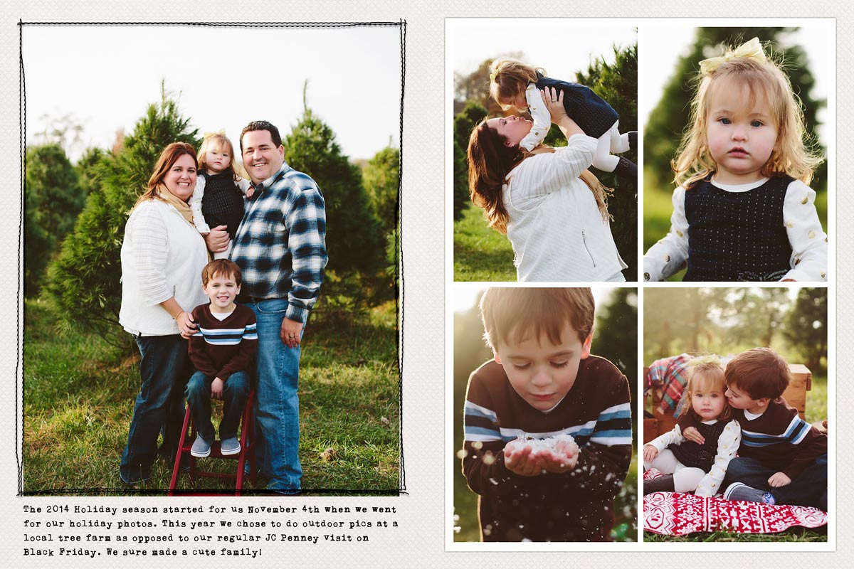 2014 Holiday Memories Spread 1