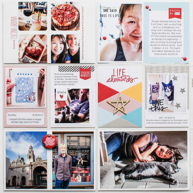 2014 Project Life | June p.4 (One Little Bird)