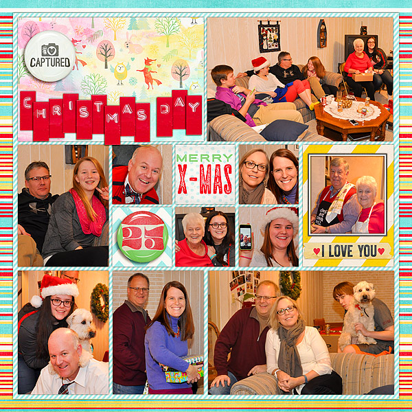 2014 Project Life Week 52 Christmas Day (left side)