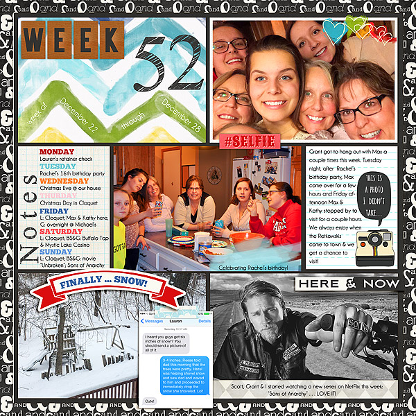 2014 Project Life | Week 52 (Left Side)
