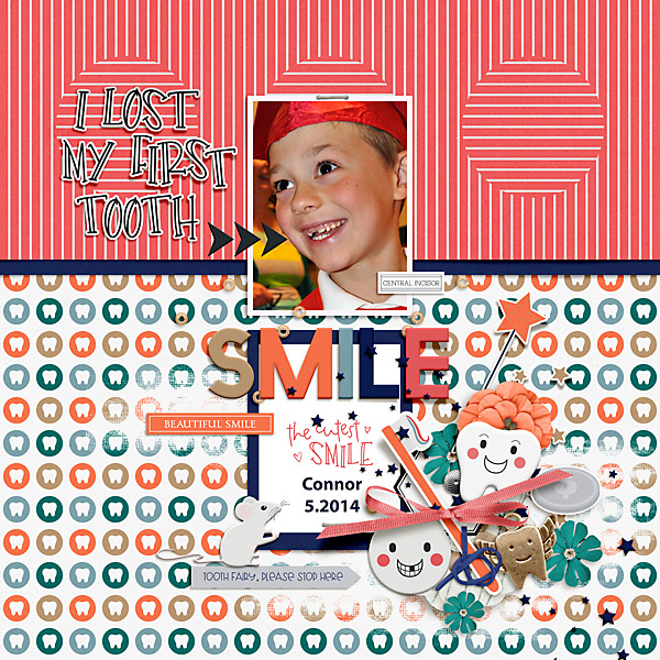 2014 Smile- connor Loses his 1st tooth