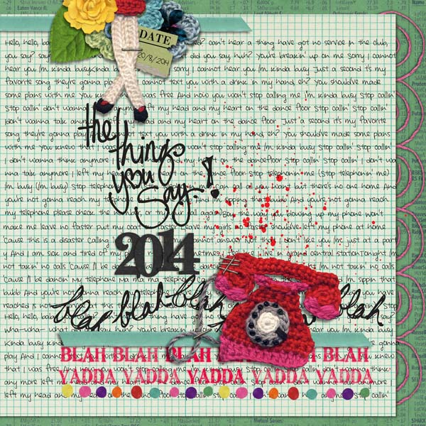 2014: Things You Say-