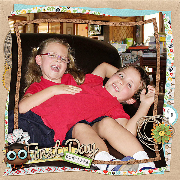 2014_08 06: first day of 1st grade
