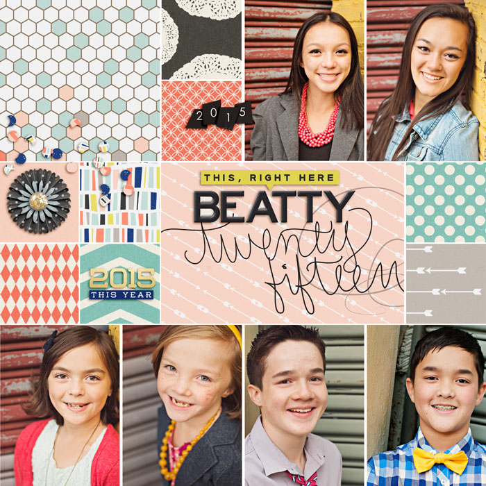 2015 Project Life Cover Page