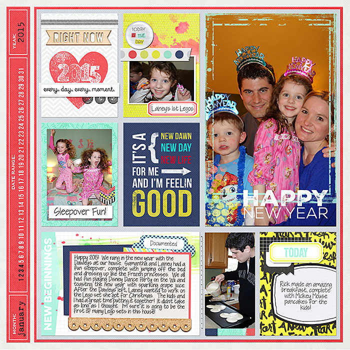 2015 Project Life Week 1 Left