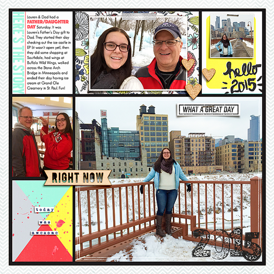 2015 Project Life | Week 1 (RIGHT SIDE)